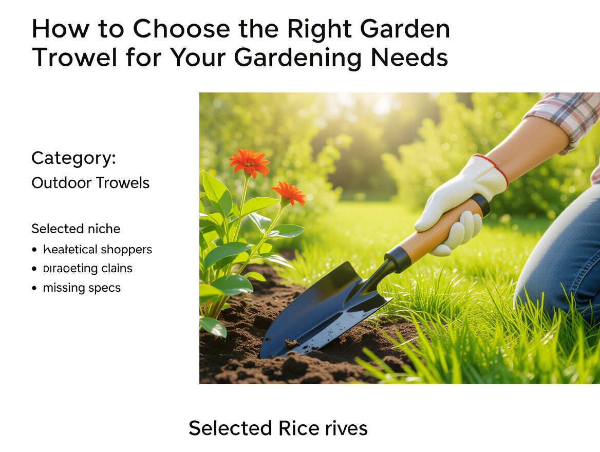 How to Choose the Right Garden Trowel for Your Gardening Needs