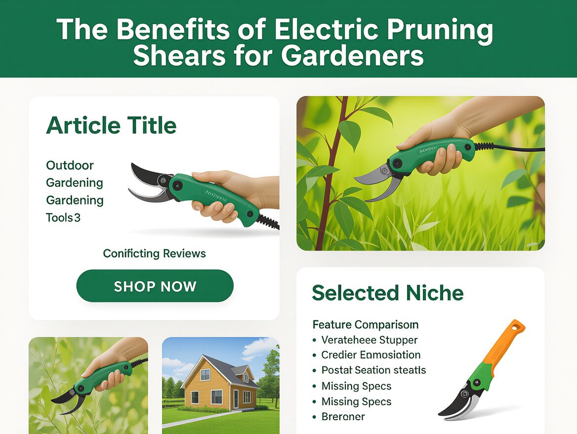 The Benefits of Electric Pruning Shears for Gardeners