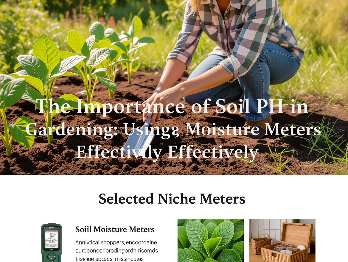 The Importance of Soil pH in Gardening: Using Moisture Meters Effectively