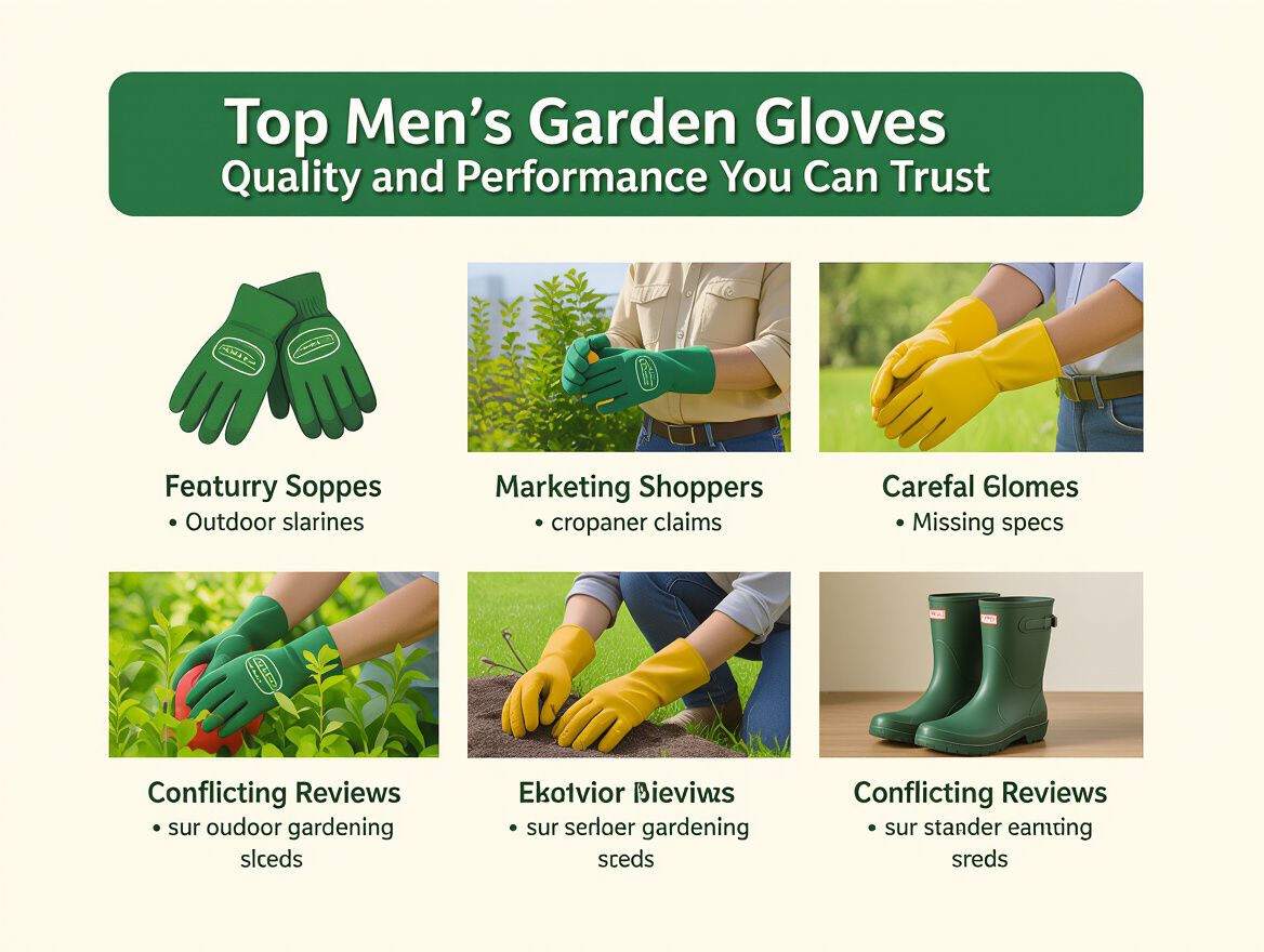 Top Men's Garden Gloves: Quality and Performance You Can Trust