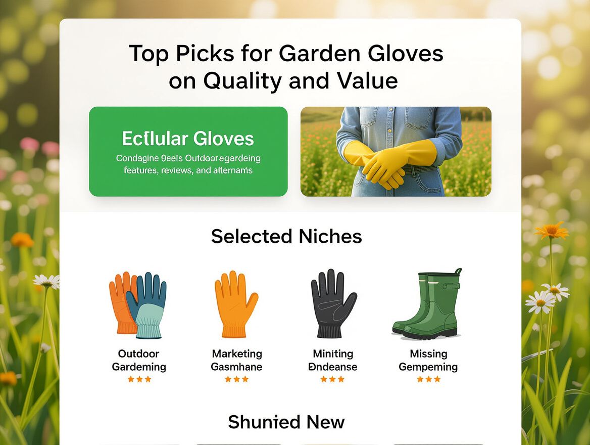 Top Picks for Garden Gloves on Amazon: Quality and Value