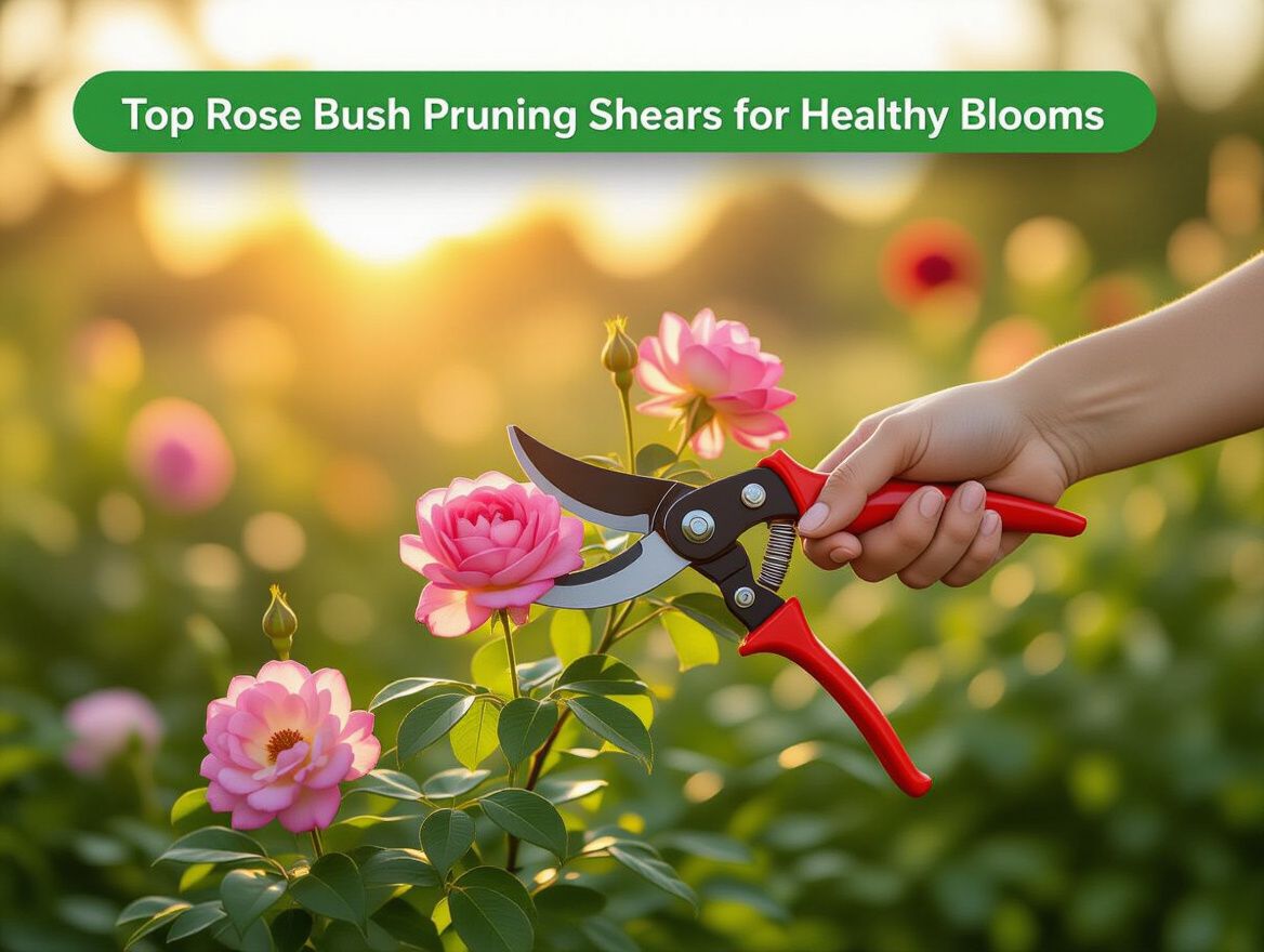 Top Rose Bush Pruning Shears for Healthy Blooms