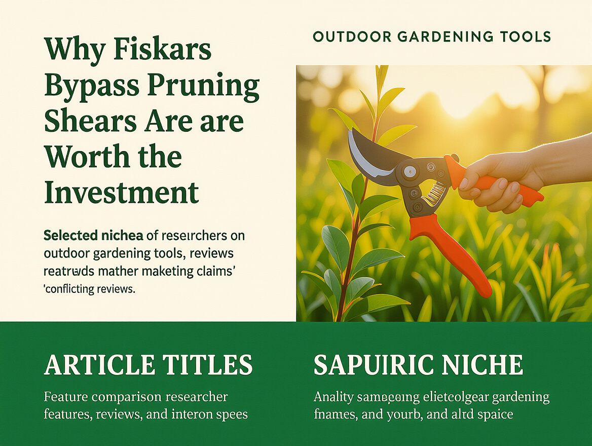 Why Fiskars Bypass Pruning Shears Are Worth the Investment